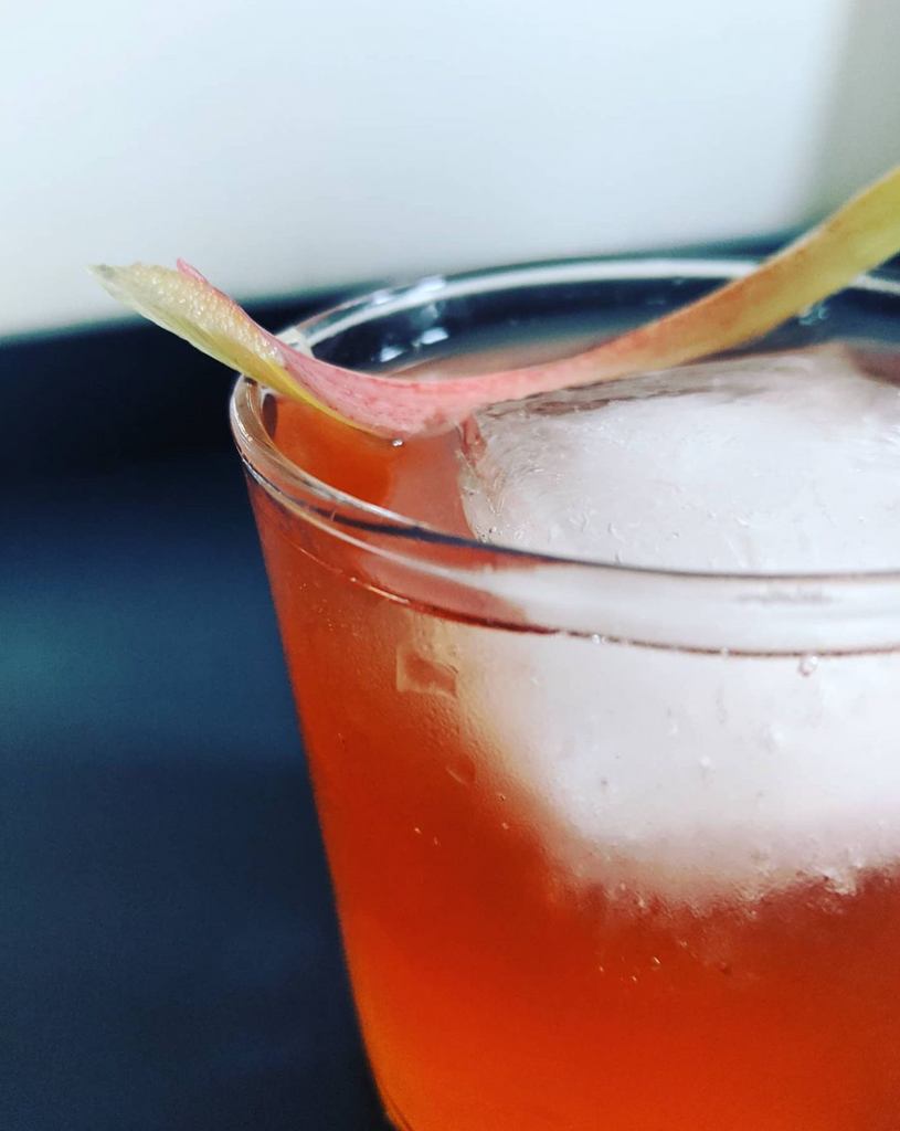Rhubarb Zero-Proof Cocktail