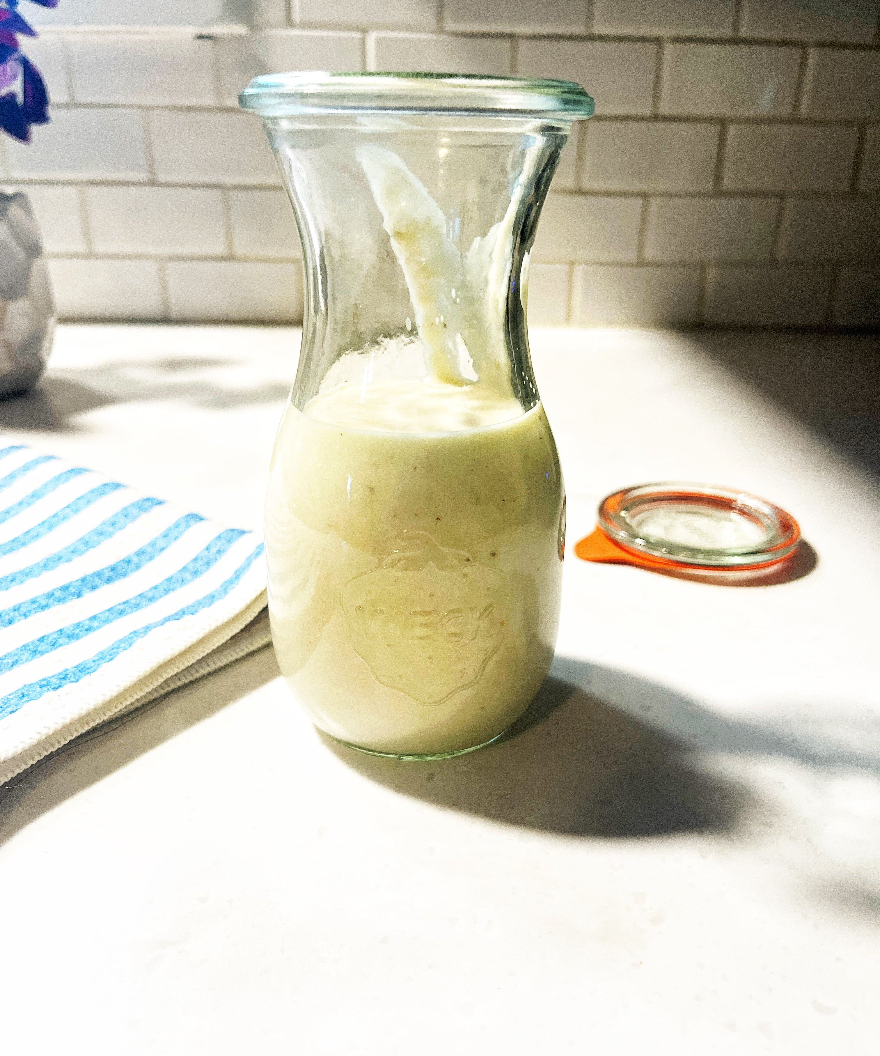 Creamy Basil Feta Dressing