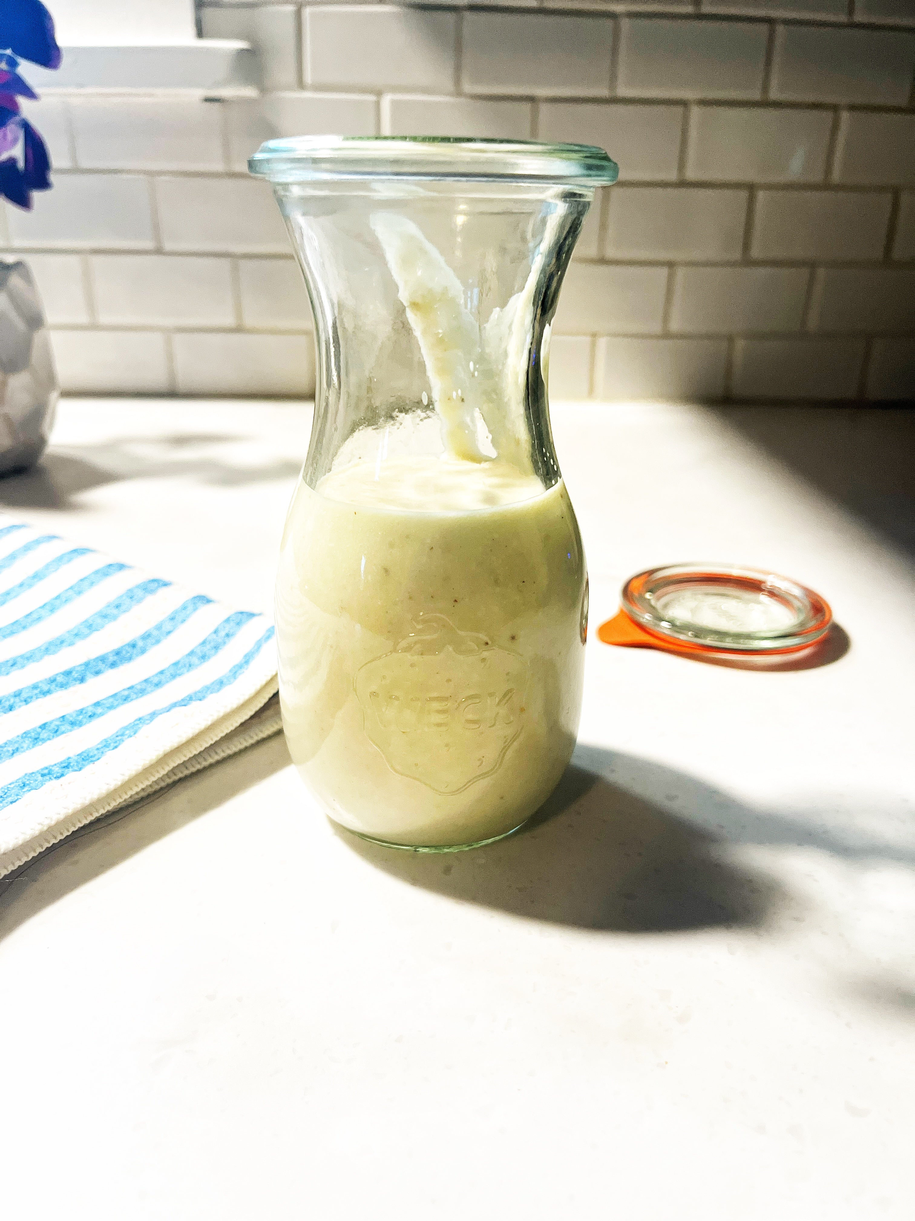 Creamy Basil Feta Dressing