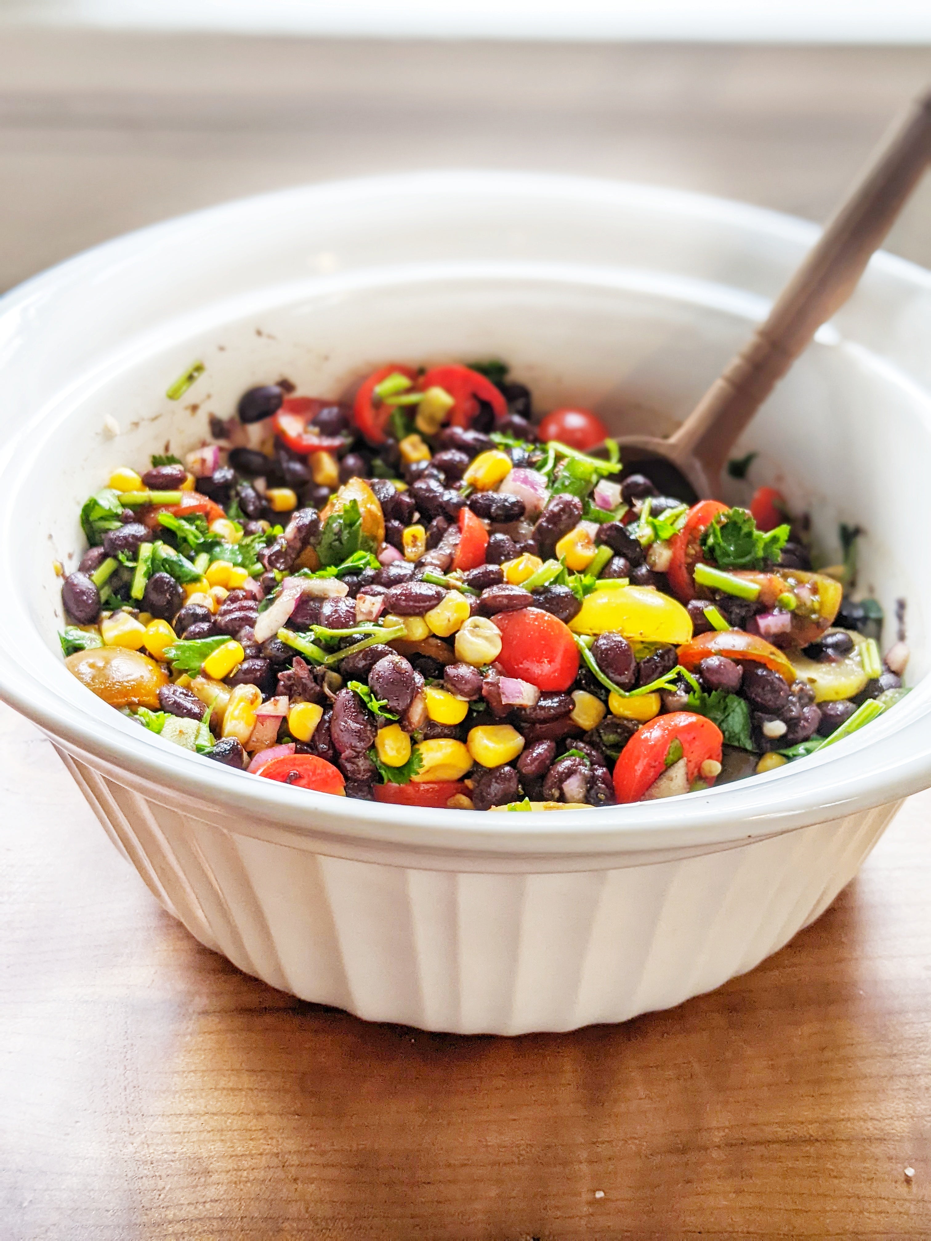 Cherry Chili Bean & Corn Salad