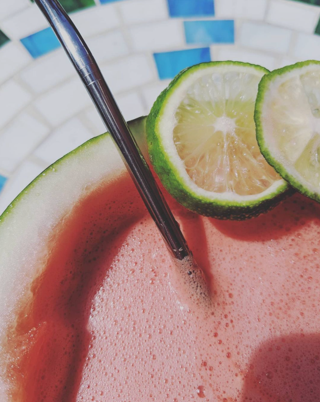 Maple Ginger Watermelon Slushie