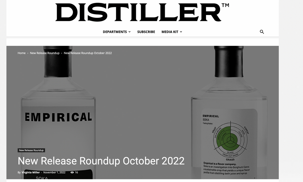 Distiller Magazine: New Release Roundup