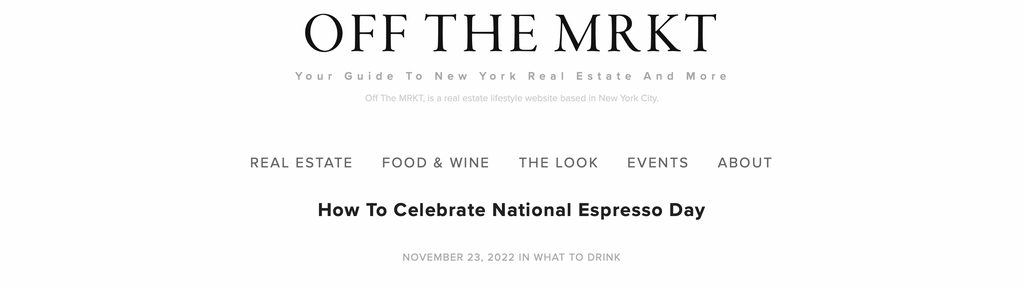 How to Celebrate National Espresso Day