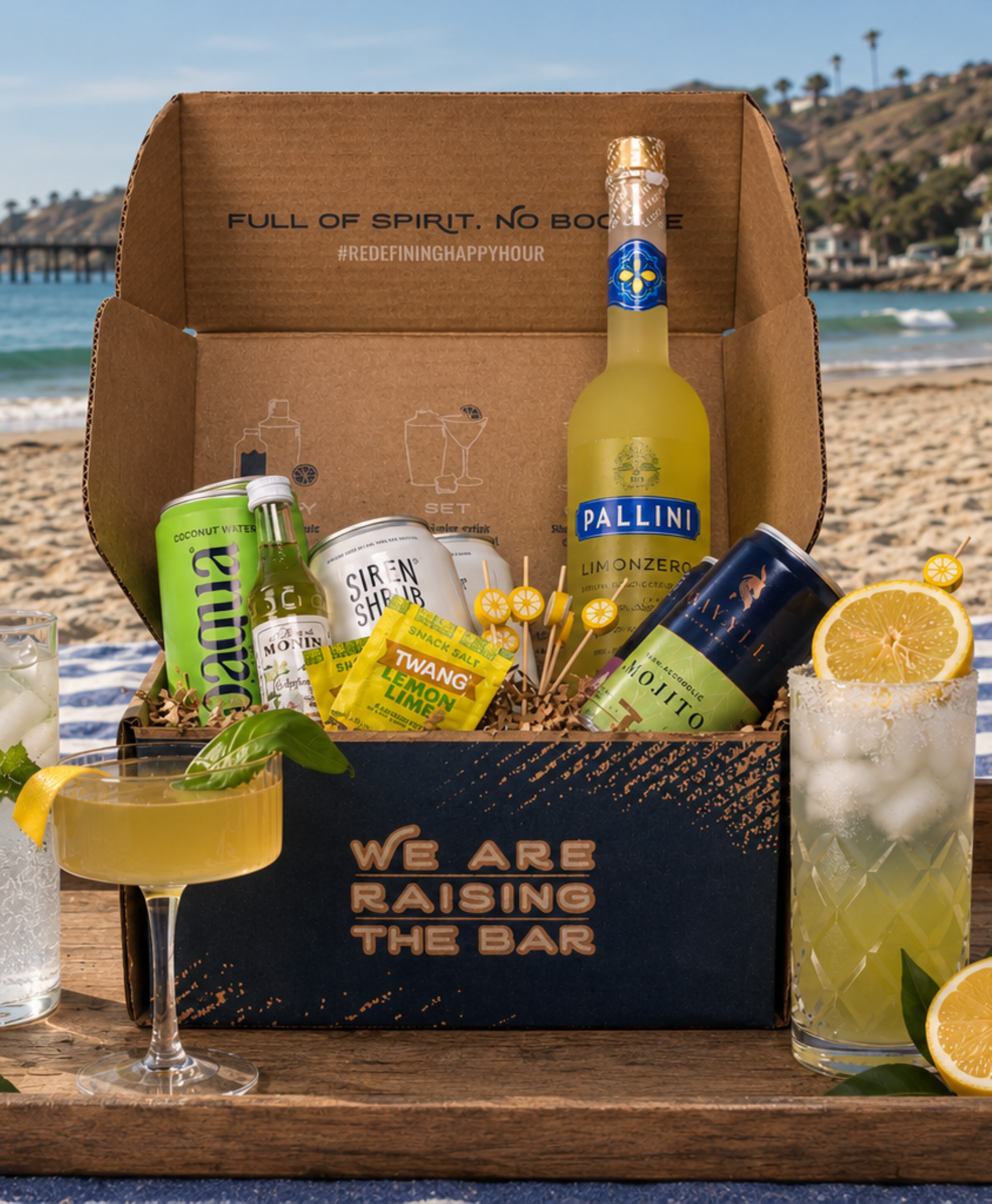 Sunny Shores Zero-Proof Cocktail Kit